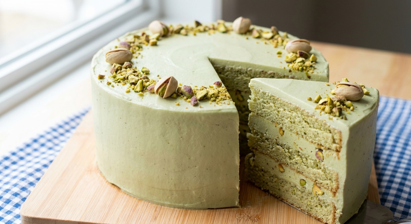 Emerald Forest Pistachio Artisanal Cake