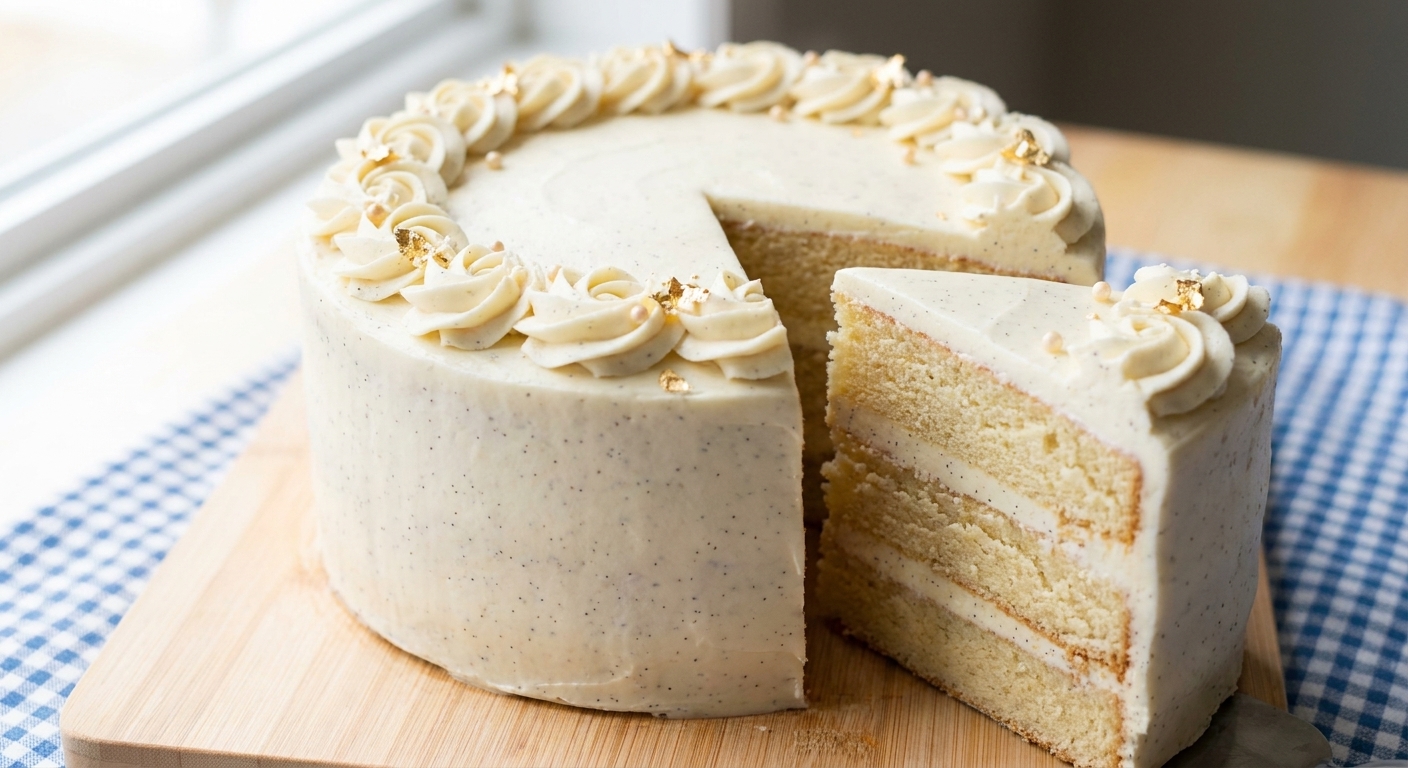 Crown Vanilla Velvet Artisanal Cake